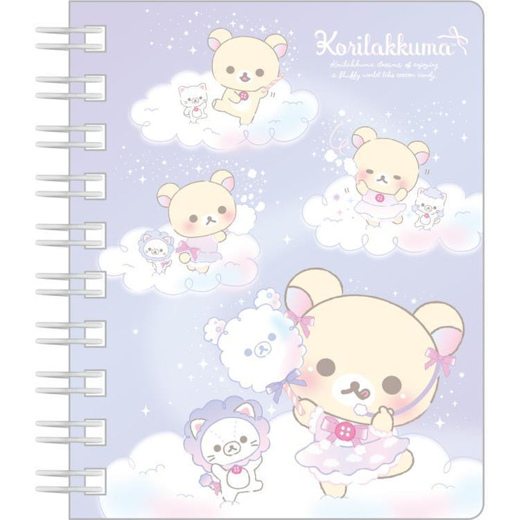 [Rilakkuma] - Osorano Kururin Wataame - Ring Memo Pad -A  San-X Official Japan 2024