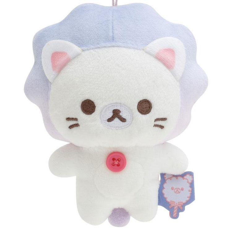 [Purchase Limit : 1pcs][Rilakkuma] - Osorano Kururin Wataame - Burasage Plush Mascot - Lion Plush San-X Official Japan 2024