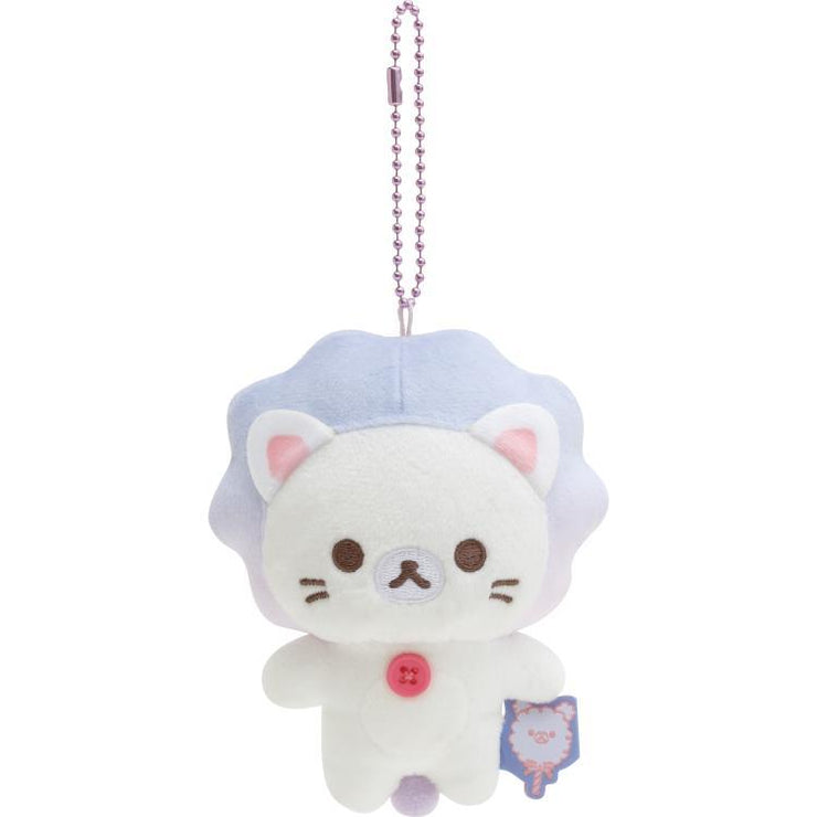 [Purchase Limit : 1pcs][Rilakkuma] - Osorano Kururin Wataame - Burasage Plush Mascot - Lion Plush San-X Official Japan 2024