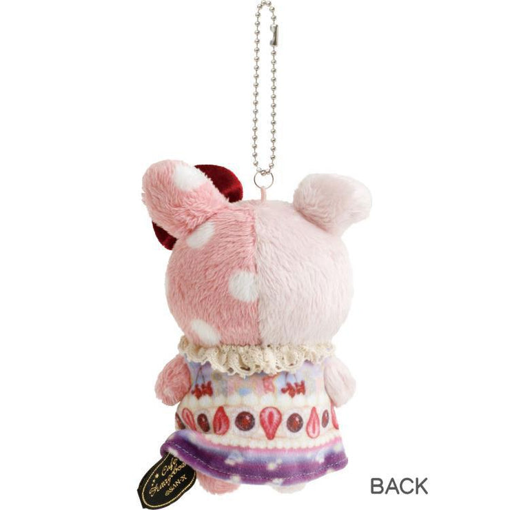 [Sentimental Circus] -Yofukashi Parfait to Hoshikuzu Namida no Drained Cherry- Burasage Mascot Strap - Shappo San-X Official Japan 2024