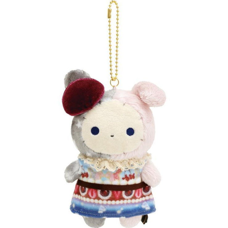 [Sentimental Circus] -Yofukashi Parfait to Hoshikuzu Namida no Drained Cherry- Burasage Mascot Strap - Spica San-X Official Japan 2024