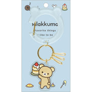 [Rilakkuma] - BASIC RILAKKUMA Favorite Things - Carabiner Key Charm - Rilakkuma San-X Official Japan 2024