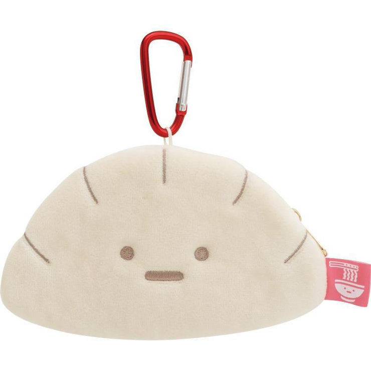 [Sumikko Gurashi] Anytime Ramen Goods - Gyoza Plush Pouch San-X Official Japan 2024