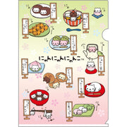 [Nyan Nyan Nyanko] Old Friends - 2x A4 Plastic Document Holder Set San-X Official Japan 2024