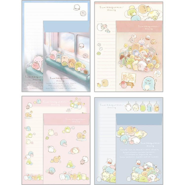 [Sumikko Gurashi] - Sumikko Drawing - Letter Set San-X Official Japan 2024