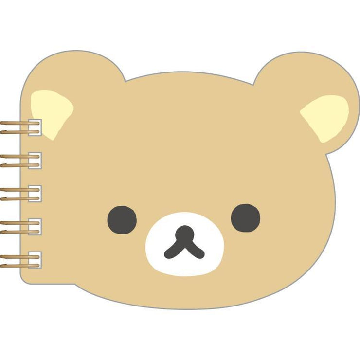 [Rilakkuma] - BASIC RILAKKUMA Favorite Things - Die-Cut Ring Memo Pad -Rilakkuma San-X Official Japan 2024