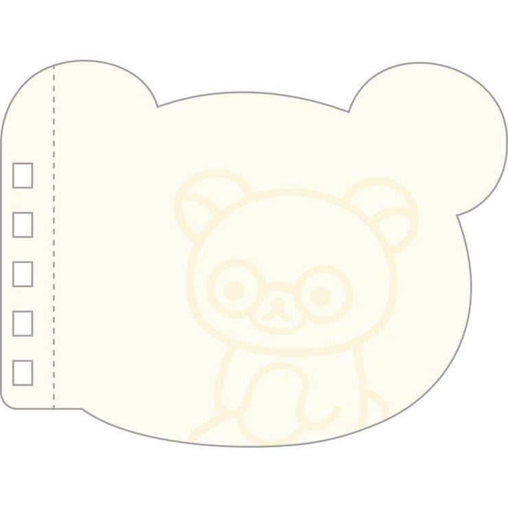 [Rilakkuma] - BASIC RILAKKUMA Favorite Things - Die-Cut Ring Memo Pad -Rilakkuma San-X Official Japan 2024