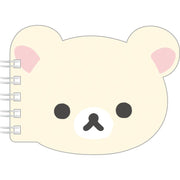 [Rilakkuma] - BASIC RILAKKUMA Favorite Things - Die-Cut Ring Memo Pad -Korilakkuma San-X Official Japan 2024