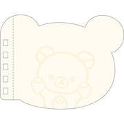 [Rilakkuma] - BASIC RILAKKUMA Favorite Things - Die-Cut Ring Memo Pad -Korilakkuma San-X Official Japan 2024