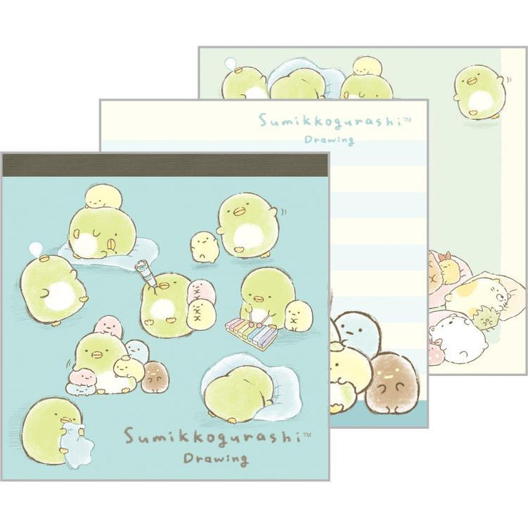 [Sumikko Gurashi] - Sumikko Drawing - Secret Squire Memo Pad [Blind Package] San-X Official Japan 2024