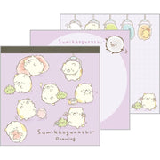 [Sumikko Gurashi] - Sumikko Drawing - Secret Squire Memo Pad [Blind Package] San-X Official Japan 2024