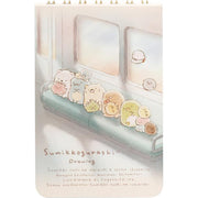 [Sumikko Gurashi] - Sumikko Drawing - Mini Ring Memo Pad -A San-X Official Japan 2024