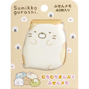 [Sumikko Gurashi] Muchi-Muchi Full Tummy Sticky Notes - Neko San-X Official Japan 2024