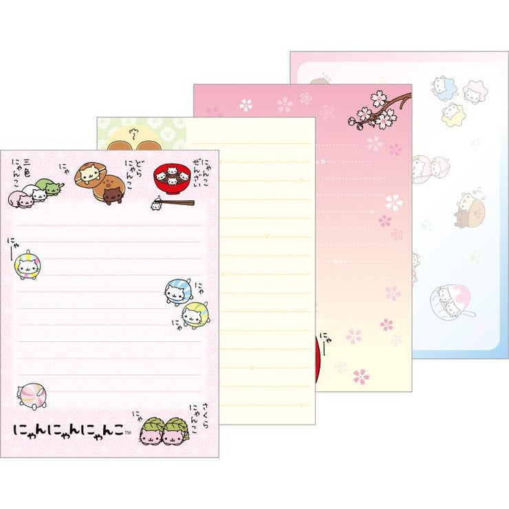 [Nyan Nyan Nyanko] Old Friends - A6 Memo Pad San-X Official Japan 2024