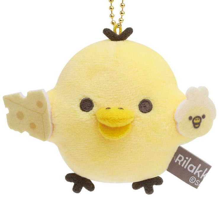 [Rilakkuma] - BASIC RILAKKUMA Favorite Things - Burasage Mascot Strap - Kiiroi Tori San-X Official Japan 2024