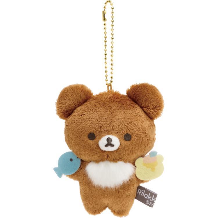 Sanx shops Rilakkuma Chairoi Koguma fluffy Small Bag