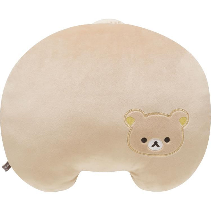 [Rilakkuma] - BASIC RILAKKUMA Favorite Things - Butt-Shaped Die-Cut Cushion - Rilakkuma San-X Official Japan 2024