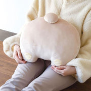 [Rilakkuma] - BASIC RILAKKUMA Favorite Things - Butt-Shaped Die-Cut Cushion - Kiiroi Tori San-X Official Japan 2024