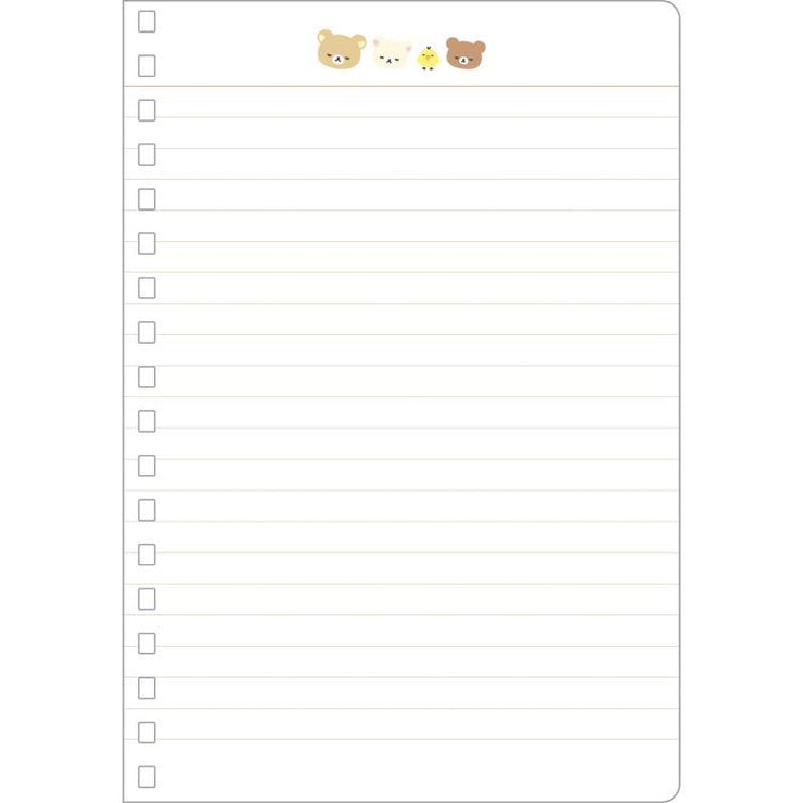 [Rilakkuma] - BASIC RILAKKUMA Favorite Things - B6 Ring Notebook -B San-X Official Japan 2024