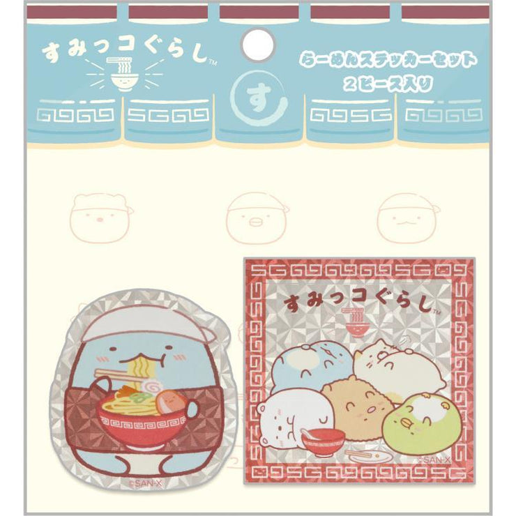 [Sumikko Gurashi] Anytime Ramen Goods - Ramen Sticker Set - Tokage San-X Official Japan 2024