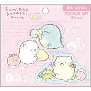 [Sumikko Gurashi] - Sumikko Drawing - Sticker Set -A San-X Official Japan 2024