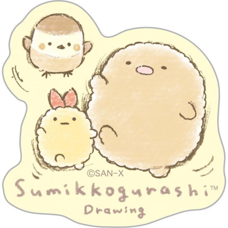 [Sumikko Gurashi] - Sumikko Drawing - Sticker Set -B San-X Official Japan 2024