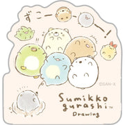 [Sumikko Gurashi] - Sumikko Drawing - Sticker Set -B San-X Official Japan 2024