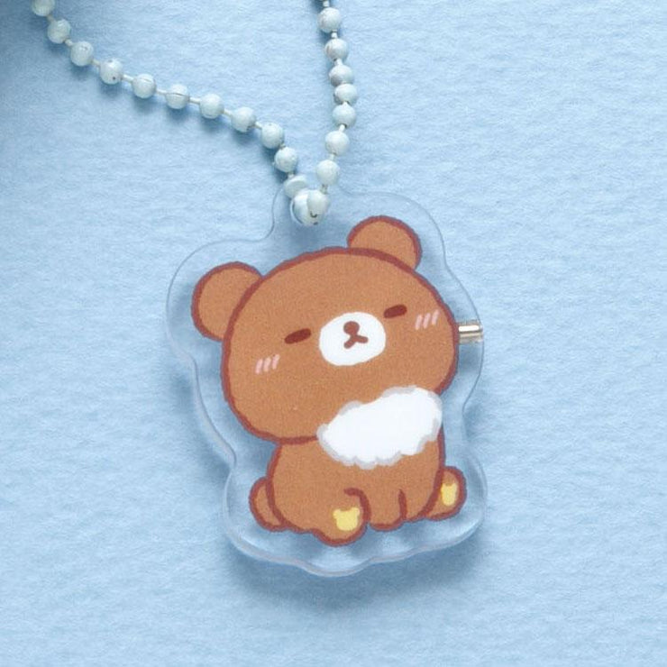 [Rilakkuma] - AoKogu no Otomari - Acrylic Keychain San-X Official Japan 2024