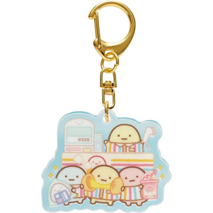 [Sumikko Gurashi] - Waku Waku Tapioca Convenience Store - Secret Acrylic Keychain [Blind Package] San-X Official Japan 2024