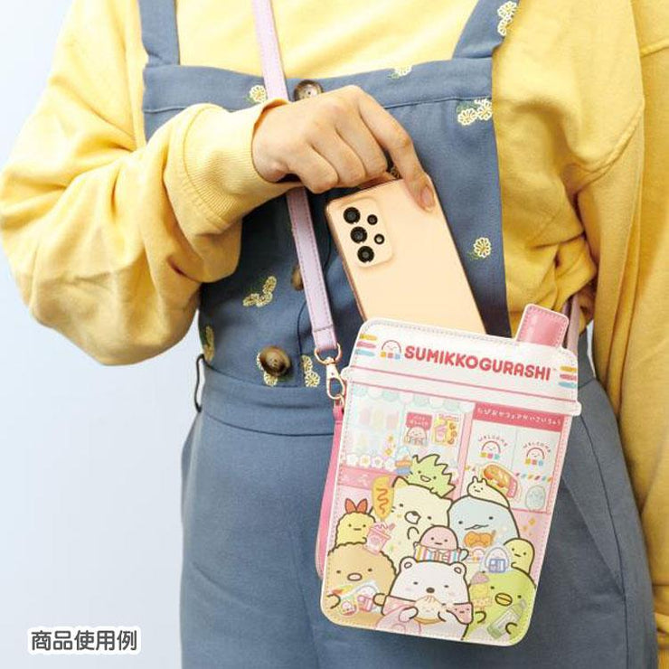 [Sumikko Gurashi] - Waku Waku Tapioca Convenience Store - Sumicolle Shoulder Bag San-X Official Japan 2024