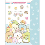 [Sumikko Gurashi] - Waku Waku Tapioca Convenience Store - Hard Flap Double Plastic Document Holder -B San-X Official Japan 2024