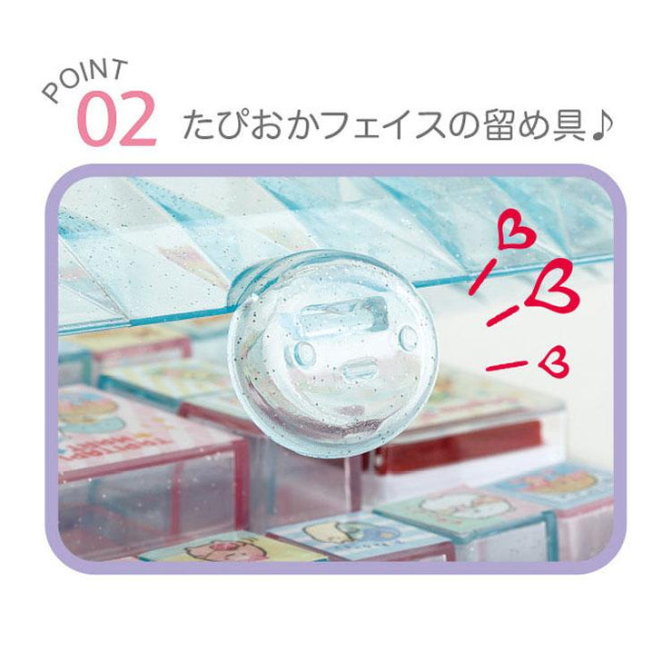 [Sumikko Gurashi] - Waku Waku Tapioca Convenience Store - Stamp Set -L-Size San-X Official Japan 2024