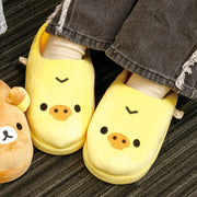 [Rilakkuma] - Tonikaku Dara Dara Series - Plush Relaxation Room Shoes - Kiiroi Tori San-X Official Japan 2024