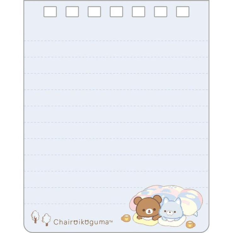 [Rilakkuma] - AoKogu no Otomari - Ring Memo Pad -B  San-X Official Japan 2024