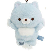 [Rilakkuma] - AoKogu no Otomari - Burasage Plush Mascot Strap - Aoi Ko-Okami San-X Official Japan 2024