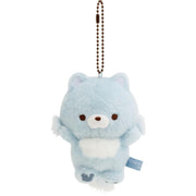 [Rilakkuma] - AoKogu no Otomari - Burasage Plush Mascot Strap - Aoi Ko-Okami San-X Official Japan 2024