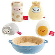 [Sumikko Gurashi] - Waku Waku Tapioca Convenience Store - Oden Plush Toy Set San-X Official Japan 2024