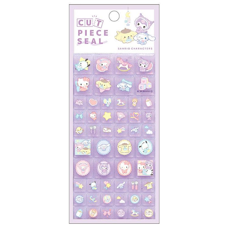 [Sanrio] Sanrio Characters Cut Piece Stickers - Baby 2024 Crux Japan