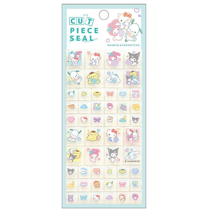 [Sanrio] Sanrio Characters Cut Piece Stickers - Munyatto 2024 Crux Japan