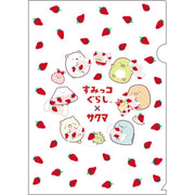 [Sumikko Gurashi] - Sumikko Gurashi × Sakuma Ichigo Milk Candy - 2x Plastic Document Holder Set San-X Official Japan 2024