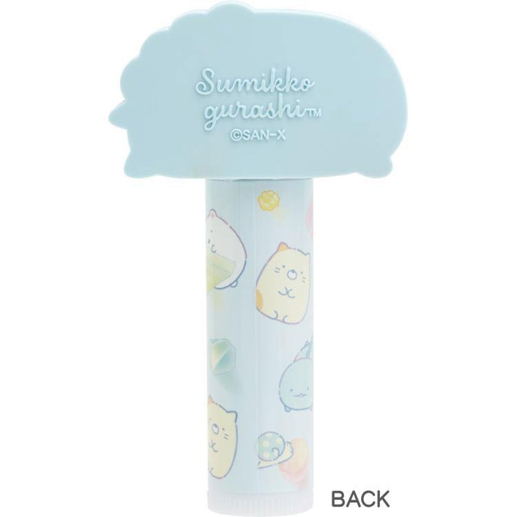 [Sumikko Gurashi] Lip Balm with Mascot - Tokage (Citrus Scent) San-X Official Japan