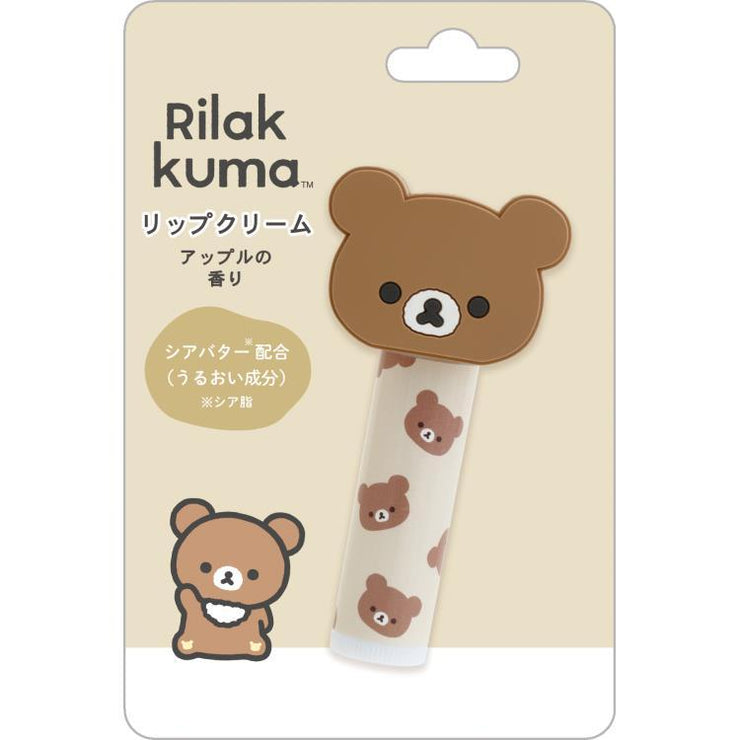 [Rilakkuma] Lip Balm with Mascot - Chairoi Koguma (Apple Scent) San-X Official Japan