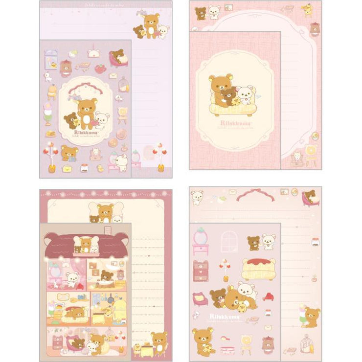 [Rilakkuma] - Suteki na Ouchi - Letter Set  -A San-X Official Japan 2024