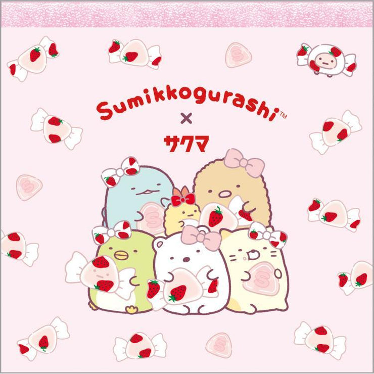 [Sumikko Gurashi] - Sumikko Gurashi × Sakuma Ichigo Milk Candy - Square Memo Pad -A San-X Official Japan 2024