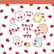 [Sumikko Gurashi] - Sumikko Gurashi × Sakuma Ichigo Milk Candy - Square Memo Pad -B San-X Official Japan 2024