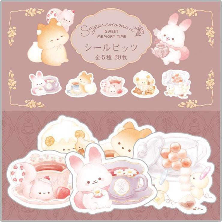 [Sugarcocomuu] -Sweet Memory Time Theme- Flake Sticker A San-X Official Japan 2024