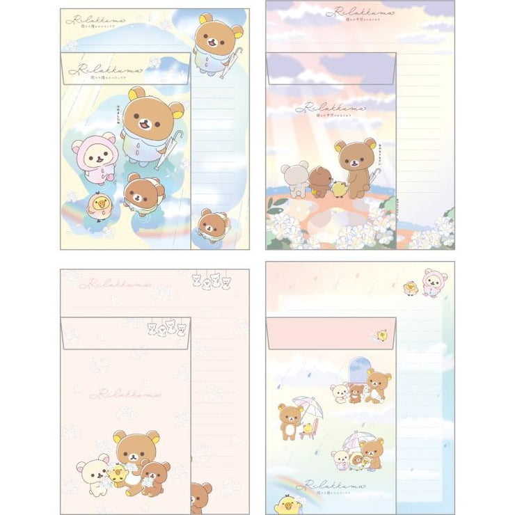 [Rilakkuma] -Ame Nochi Hare no Rilakkuma- Letter Set -A 2025 San-X Official Japan