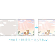 [Rilakkuma] -Ame Nochi Hare no Rilakkuma- Sticky Note -B 2025 San-X Official Japan