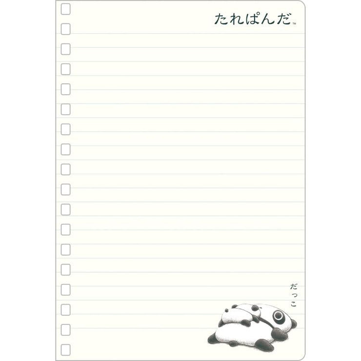 [Tarepanda] Ring Memo Pad 2025 San-X Official Japan