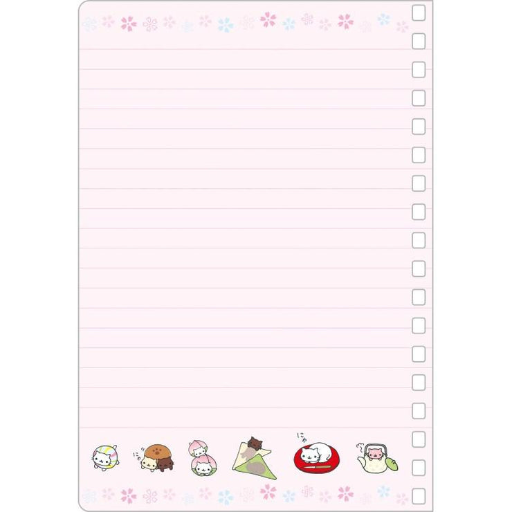 [Nyan Nyan Nyanko] Ring Memo Pad 2025 San-X Official Japan